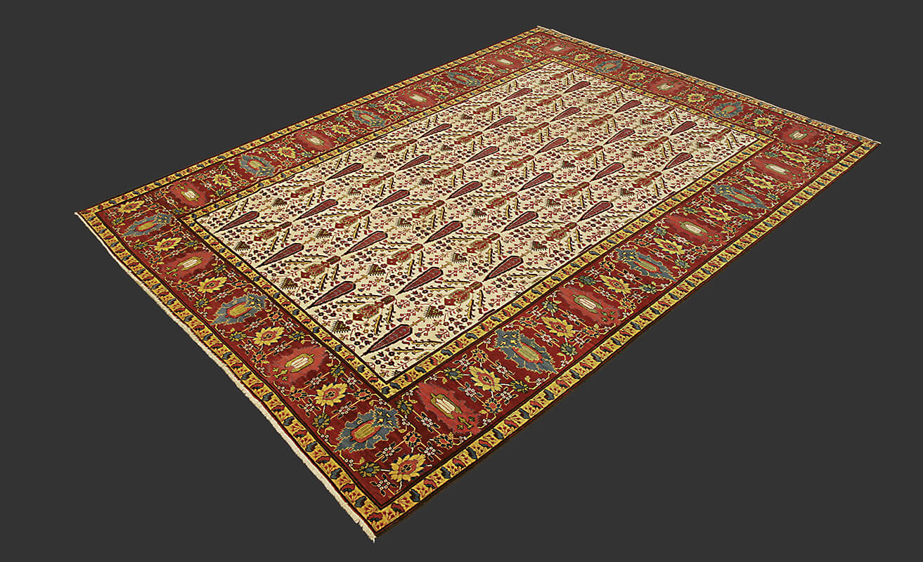 Antique Caucasian Karabakh (Qarabag) Carpet n°:75825658